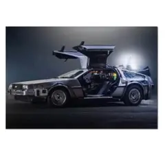 096A3 バックトゥザフューチャー 映画 ポスター デロリアン インテリア