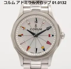 コルム アドミラルズカップ 01.0132 シェル文字盤 付属品あり レディースのサムネイル