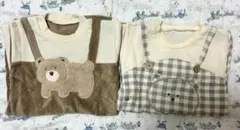 ベビー服 トップス2点まとめ売り｜くま柄｜数回着用 美品