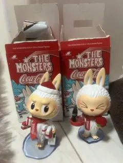 Coca-Cola モンスターズ ラブブ フィギュア 2体セット