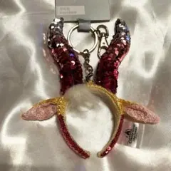 上海ディズニー購入【新品未使用】ズートピア　ガゼル　カチューシャ　キーチェーン