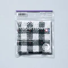 今治タオルハンカチ チェック／レッドドットのサムネイル