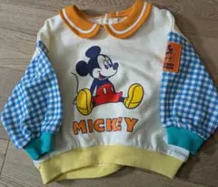 新品タグ付き　90　ミッキー　はるぴのママ　トレーナー　長袖　ディズニー