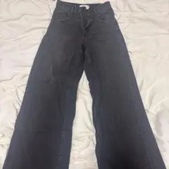 AZUL by moussy AZULDENIM ハイウエストワイドデニム