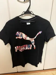 PUMA 半袖 Tシャツ ブラック ボタニカルロゴのサムネイル