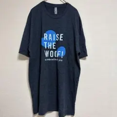 ネクストレベル 半袖Tシャツ クルーネック ロゴプリント L 紺