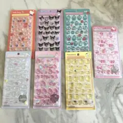 【新品】ボンボンドロップシール うるちゅる シール 7セット サンリオ