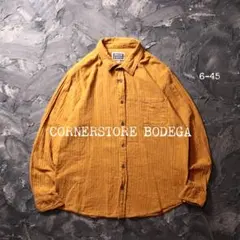 CORNERSTORE BODEGA ネルシャツ コットン　無地