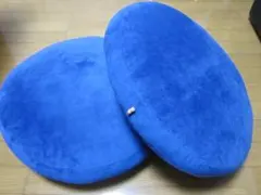 美品2個◆Accent Style原宿◆ポップPUFF◆円形クッション50cm