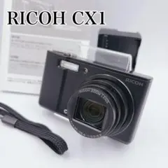 【美品】RICOH CX1 ブラック コンパクトデジタルカメラ　デジカメ　リコーのサムネイル