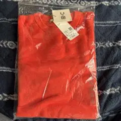 UNIQLO オレンジ スムースコットンクルーネックセーター L新品