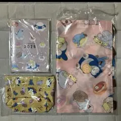 ポケモン福袋 2024スケジュール帳 ポーチ エコバッグ 3点セット