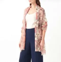 み*ー様 ETRO ペイズリー柄 ロングストール ショール カシミヤ シルク