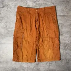 レア HANES カーゴショートパンツ オレンジ メンズのサムネイル