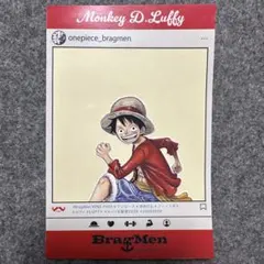 ワンピース BragMen ルフィ ロー チェキ風カード オリジナルステッカー