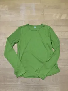 GU ソフトリブクルーネックT