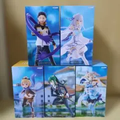 リゼロ フィギュア 5体セット エミリア スバル クルシュ フェリス フェルト リゼロ フィギュア エミリア スバル クルシュ フェリス フェルト