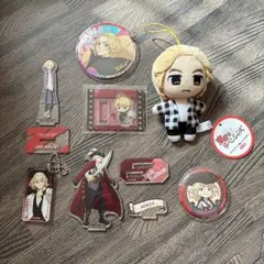 東京リベンジャーズ　マイキー　アクリルスタンド　缶バッチ　キーホルダー