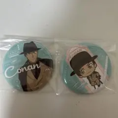 コナン 缶バッジ 2個セット