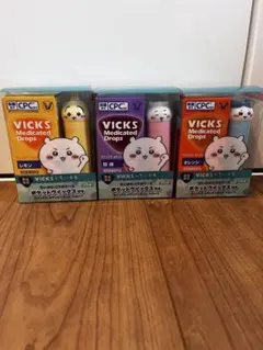ちいかわ ヴィックス3個セットVICKS コラボ ケースのみ