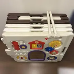 日本育児 ６枚　ミュージカルキッズランドDX ベビーサークル