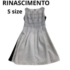 美品　RINASCIMENTO ノースリーブ ワンピース 幾何学模様 イタリア製のサムネイル