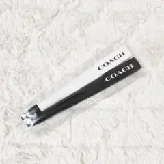 非売品【COACH】ボールペン 2本セット　ホワイト＆ブラック　新品未開封のサムネイル