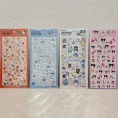 サンリオ エポキシステッカー ピタぷくステッカー 4点セット