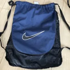 Nike ネイビードローストリングバッグ