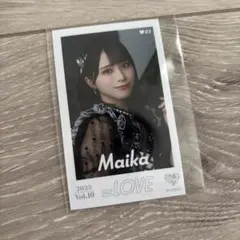 イコラブ 佐々木舞香 ミニフォト 黒衣装 LOVE イコールラブ イコラブ ミニフォトカード 佐々木舞香 レア 黒衣装