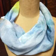 スヌード 彩色柄ハンドメイド