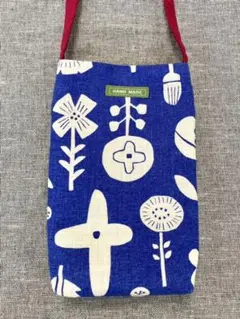 ハンドメイド　斜め掛けポシェット　サコッシュ　携帯ポシェット