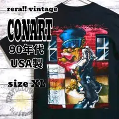 ヴィンテージ CONART 90's USA製 半袖 グラフィティプリント Tのサムネイル