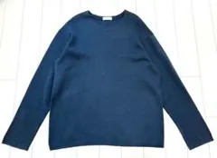 ◾️BEAUTY&YOUTH◾️コットンニットプルオーバー◾️ブルーグリーン◾️L