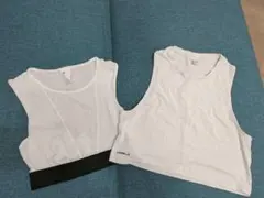 【2枚セット】Reebok　LES MILLS クロップドトップス