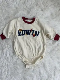 EDWIN 長袖ロンパース カバーオール 70cm