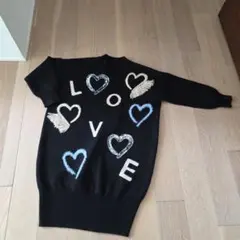 ☆新品　チェスティ　LOVEニットワンピース☆のサムネイル