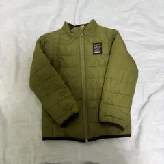 キッズ オリーブグリーン キルティングジャケット 100cm