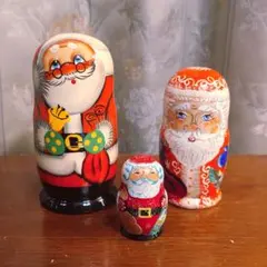 サンタクロース マトリョーシカ人形セット