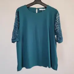 ★新品★DoCLASSE ドゥクラッセ　袖レース・クルーネック　トップス XL