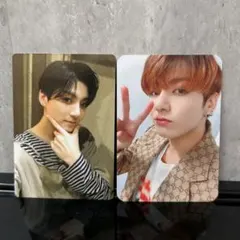 BTS グク フォトカード 2枚セット アミボム 付属 特典 トレカ ミニフォト