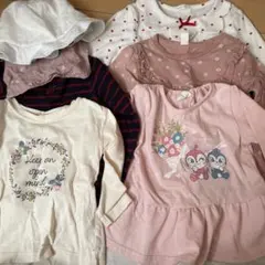 長袖Tシャツ　90cm コキンちゃん　プティマイン　女の子まとめ売り6点