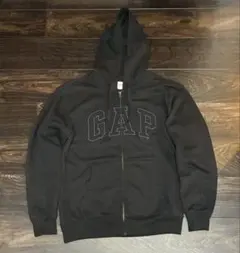 希少old gap GAP ジップアップパーカー ブラック XSのサムネイル