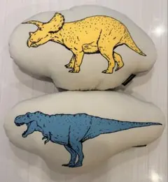 DinoScience クッション 2個セット 恐竜科学博