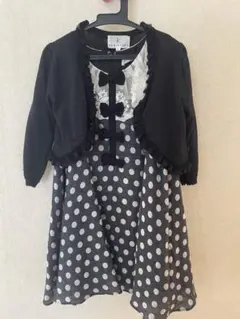 メゾピアノ　ワンピース　& 組曲　カーディガンボレロ　セット