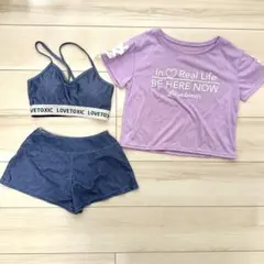 Lovetoxic セパレート水着 3点セット 140cm