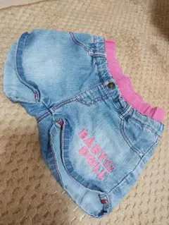 BABYDOLLデニムショートパンツ110