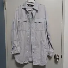 ZARA ライトブルー デニムシャツ サイズXS