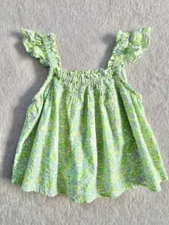 ZARA 花柄フリルトップス 3Y-4Y 104cm