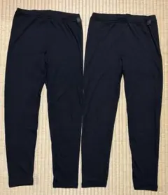 140☆ユニクロ　超極暖レギンス　スパッツ2枚